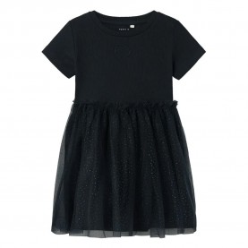 рокля,детски,поли,и,рокли,name,it,harana,tulle,short,sleeve,short,dress,red,(dark,sapphire)