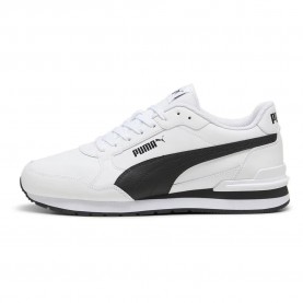 маратонки,мъжки,маратонки,puma,st,runner,v4,l,trainers,white,black,cast,iron,(white)