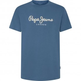 тениска,мъжки,тениски,pepe,jeans,abel,short,sleeve,t,shirt,sea,blue,(blue)