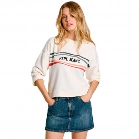 блуза,дамски,блузи,pepe,jeans,edeline,sweatshirt,white