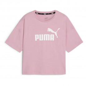 тениска,дамски,тениски,puma,ess,cropped,logo,short,sleeve,t,shirt,pink,(mauved,out)