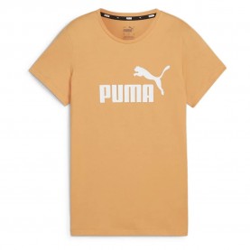 тениска,дамски,тениски,puma,ess,logo,short,sleeve,t,shirt,bright,melon,(orange)