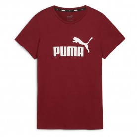 тениска,дамски,тениски,puma,ess,logo,short,sleeve,t,shirt,red,(intense,red)