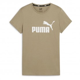 тениска,дамски,тениски,puma,ess,logo,short,sleeve,t,shirt,oak,branch,(beige)