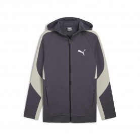 Блуза Puma Evostripe full zip sweatshirt - Grey (Galactic Gray) блуза,мъжки,пуловери,puma,evostripe,full,zip,sweatshirt,grey,(galactic,gray)