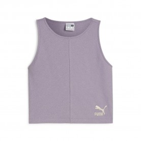 тениска,дамски,топове,puma,classics,crop,sleeveless,t,shirt,purple,(pale,plum)