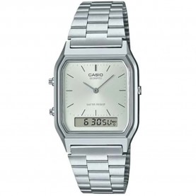 Часовник Casio Vintage AQ-230A-7AMQYES watch - Silver (Black) часовник,часовници,casio,vintage,aq,230a,7amqyes,watch,silver,(black)