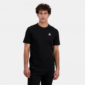тениска,мъжки,тениски,le,coq,sportif,ess,n°1,short,sleeve,t,shirt,black