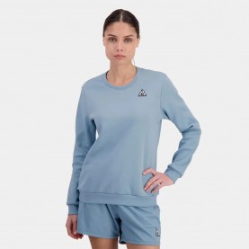 Блуза Le coq sportif Ess N°1 sweatshirt - Blue (Faded Denim) блуза,дамски,блузи,le,coq,sportif,ess,n°1,sweatshirt,blue,(faded,denim)