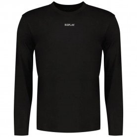 тениска,мъжки,тениски,replay,m6919.000.22524p,long,sleeve,t,shirt,black