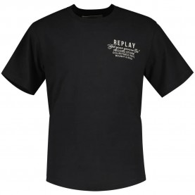 тениска,мъжки,тениски,replay,m6950.000.22662g,short,sleeve,t,shirt,black,(blackboard)