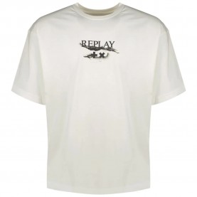 тениска,мъжки,тениски,replay,mmg334.000.23454,short,sleeve,t,shirt,white,(natural,white)