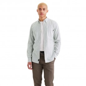 риза,с,дълъг,ръкав,мъжки,ризи,dockers,stretch,oxford,slim,long,sleeve,shirt,green,(princeton,forest,elf,lucent,white)