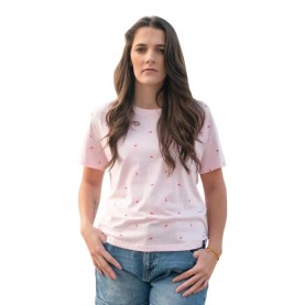 тениска,дамски,тениски,happy,bay,cocktails,&,flamingoes,short,sleeve,t,shirt,pink,(orchid,bouquet)