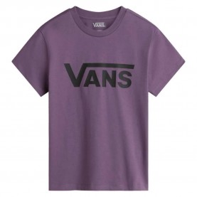 тениска,дамски,тениски,vans,flying,v,short,sleeve,t,shirt,grape,(purple)