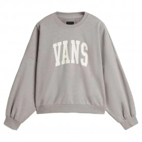 блуза,дамски,блузи,vans,stadium,loose,fit,sweatshirt,grey,(cement,heather)