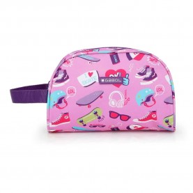 несесер,тоалетни,принадлежности,gabol,roller,wash,bag,pink,(pink)