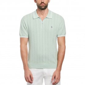 мъжки,блузи,с,яка,original,penguin,1,4,zip,tipped,short,sleeve,polo,white,(silt,green)