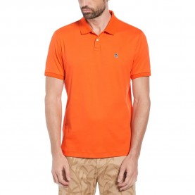 мъжки,блузи,с,яка,original,penguin,daddy,organic,interlock,sticker,pete,short,sleeve,polo,flame,(orange)