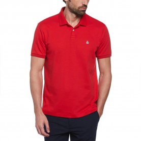 мъжки,блузи,с,яка,original,penguin,daddy,organic,interlock,sticker,pete,short,sleeve,polo,salsa,(red)