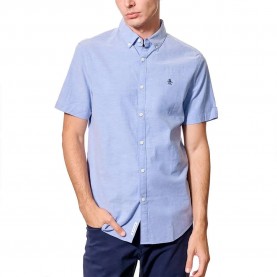 риза,с,къс,ръкав,мъжки,ризи,original,penguin,eco,oxford,short,sleeve,shirt,amparo,blue,(blue)