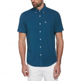 риза,с,къс,ръкав,мъжки,ризи,original,penguin,eco,oxford,short,sleeve,shirt,deep,dive,(blue)