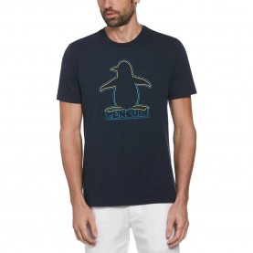 тениска,мъжки,тениски,original,penguin,graphic,hi,def,outline,tv,pete,short,sleeve,t,shirt,dark,sapphire,(blue)