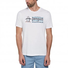 тениска,мъжки,тениски,original,penguin,graphic,puff,tv,pete,logo,short,sleeve,t,shirt,white