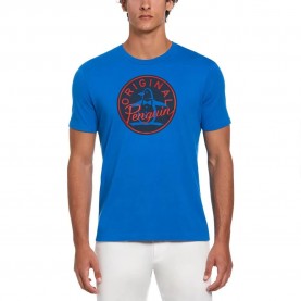 тениска,мъжки,тениски,original,penguin,hd,graphic,tv,pete,short,sleeve,t,shirt,skydiver,(blue)