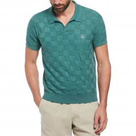 мъжки,блузи,с,яка,original,penguin,jacquard,jonny,collar,short,sleeve,polo,green,(sea,pine)