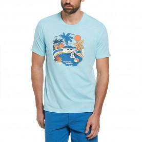 тениска,мъжки,тениски,original,penguin,jersey,graphic,pete,scene,short,sleeve,t,shirt,blue
