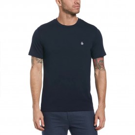 тениска,мъжки,тениски,original,penguin,organic,cotton,sticker,pete,short,sleeve,t,shirt,blue