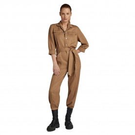 гащеризон,дамски,гащеризони,g,star,belted,j,jumpsuit,brown