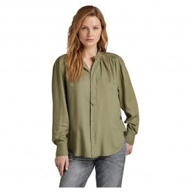 Риза с дълъг ръкав G-Star Volume long sleeve shirt - Green (Shamrock) риза,с,дълъг,ръкав,дамски,ризи,g,star,volume,long,sleeve,shirt,green,(shamrock)