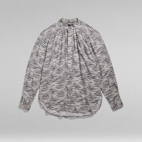 риза,с,къс,ръкав,дамски,блузи,дамски,ризи,g,star,volume,printed,ao,short,sleeve,shirt,grey