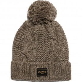 шапка,всички,шапки,superdry,cable,beanie,brown,(mink,brown,fleck)