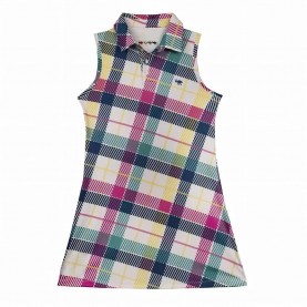 рокля,дамски,поли,и,рокли,oxy,golf,tartan,pigre,inc,dress,multicolor,(green,pink)