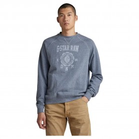 блуза,мъжки,пуловери,g,star,collegic,raglan,loose,r,sweatshirt,grey,(vintage,indigo,htr)