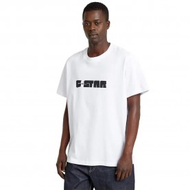 тениска,мъжки,тениски,g,star,graphic,script,loose,short,sleeve,t,shirt,white,(white)