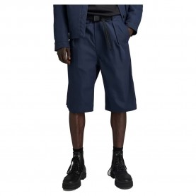 къси,панталони,мъжки,панталони,g,star,pleated,belt,chino,shorts,blue