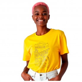 тениска,дамски,тениски,kruskis,american,chopper,short,sleeve,t,shirt,yellow,(yellow)