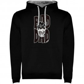 суичър,мъжки,пуловери,kruskis,bad,dad,two,colour,hoodie,black,grey,(black)