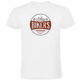 тениска,мъжки,тениски,kruskis,bikers,enthusiasm,short,sleeve,t,shirt,white