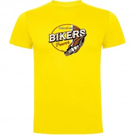 тениска,мъжки,тениски,kruskis,bikers,power,short,sleeve,t,shirt,yellow