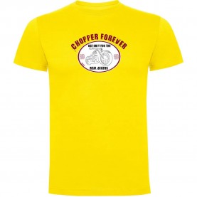 тениска,мъжки,тениски,kruskis,chopper,forever,short,sleeve,t,shirt,yellow