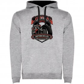 суичър,мъжки,пуловери,kruskis,choppers,motorcycles,two,colour,hoodie,heather,grey,black,(grey)