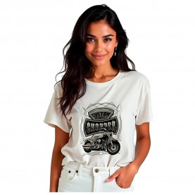 тениска,дамски,тениски,kruskis,custom,chopper,short,sleeve,t,shirt,white,(white)