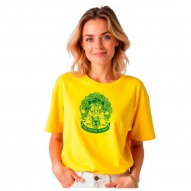 тениска,дамски,тениски,kruskis,meditating,short,sleeve,t,shirt,yellow,(yellow)