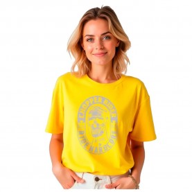 тениска,дамски,тениски,kruskis,ride,hardcore,short,sleeve,t,shirt,yellow,(yellow)