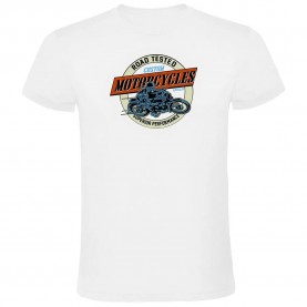 тениска,мъжки,тениски,kruskis,road,motorcycles,short,sleeve,t,shirt,white